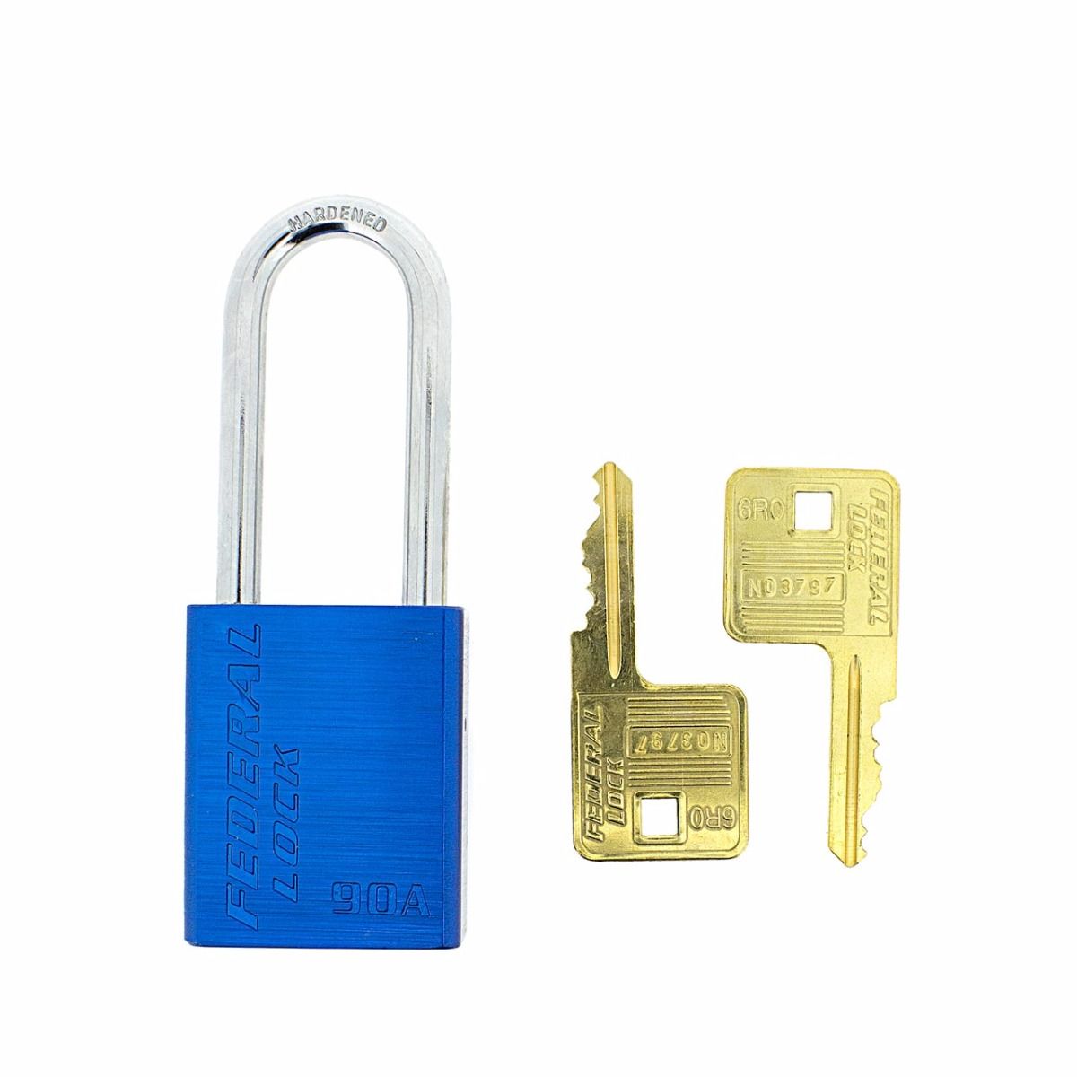 Gallery Image: Federal FD92A Aluminium Padlock - 50mm Long Shackle