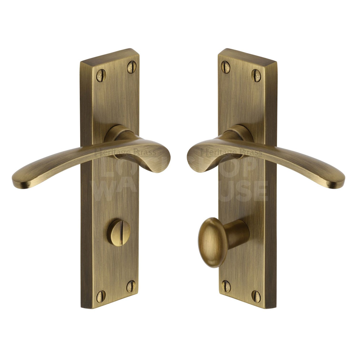 Sophia Traditional Door Handles (Pair) by Heritage Brass