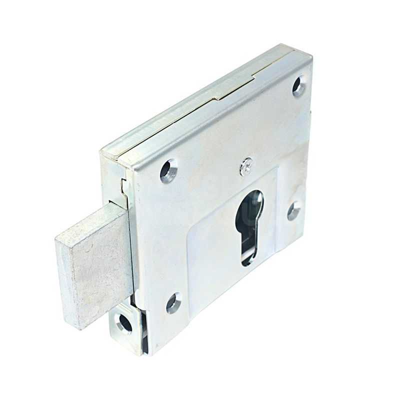 Gallery Image: AMF Gate Lock 49Z Double Throw Zinc Plated Rim Deadcase