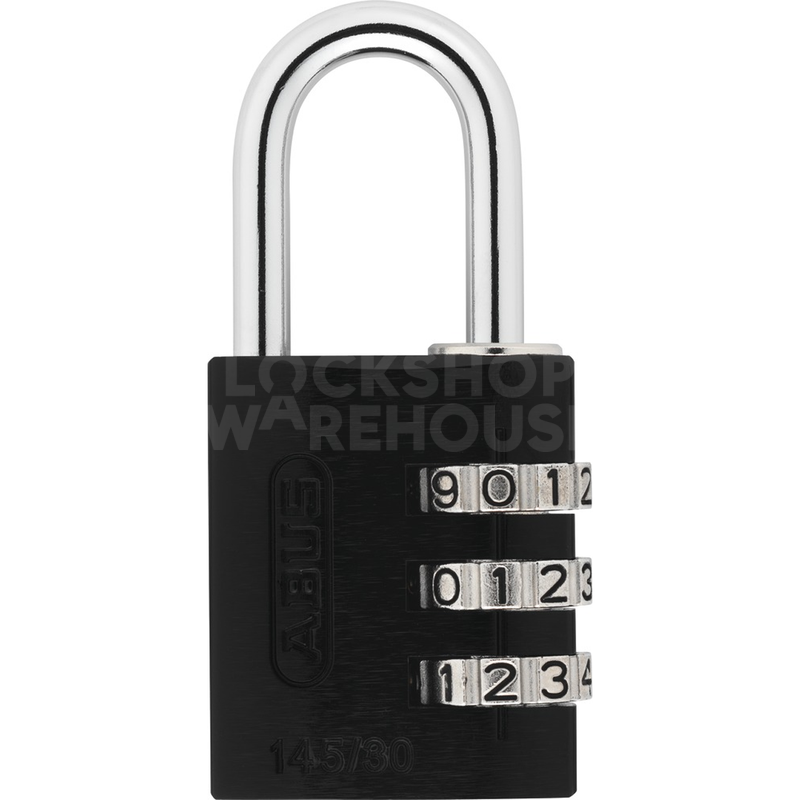 Gallery Image: ABUS 145/30 Aluminium Combination Padlock