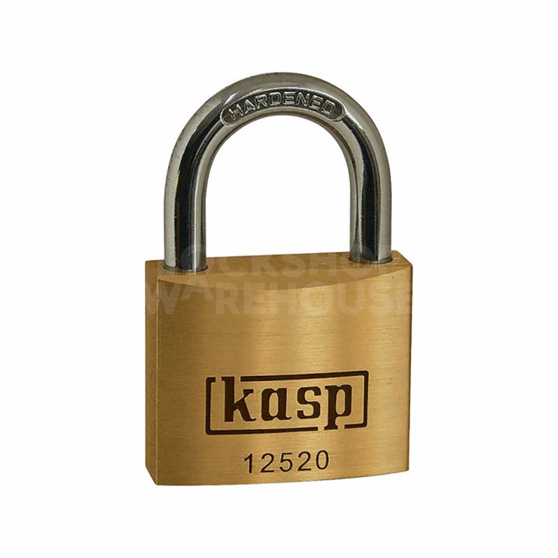 Gallery Image: Kasp 125 Series Premium Brass Padlock 20mm