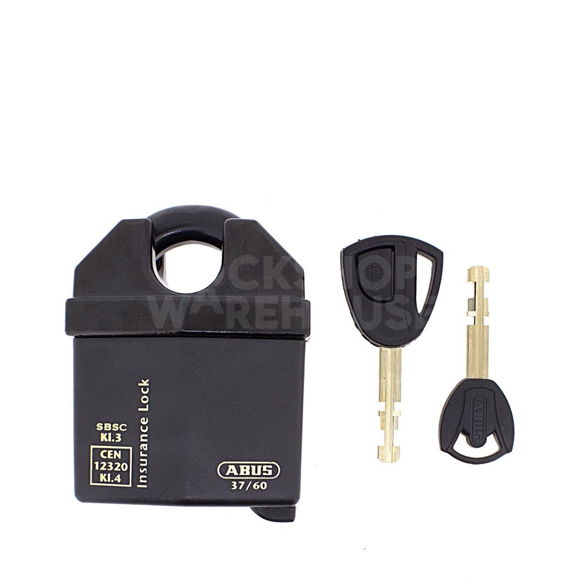Dimensions Image: ABUS Granit 37/60 Closed Shackle Padlock