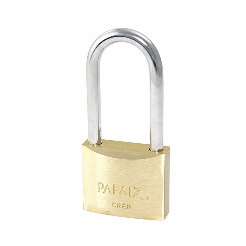 Gallery Image: Enfield CL40 Brass Padlock with Long Shackle (previously Papaiz)