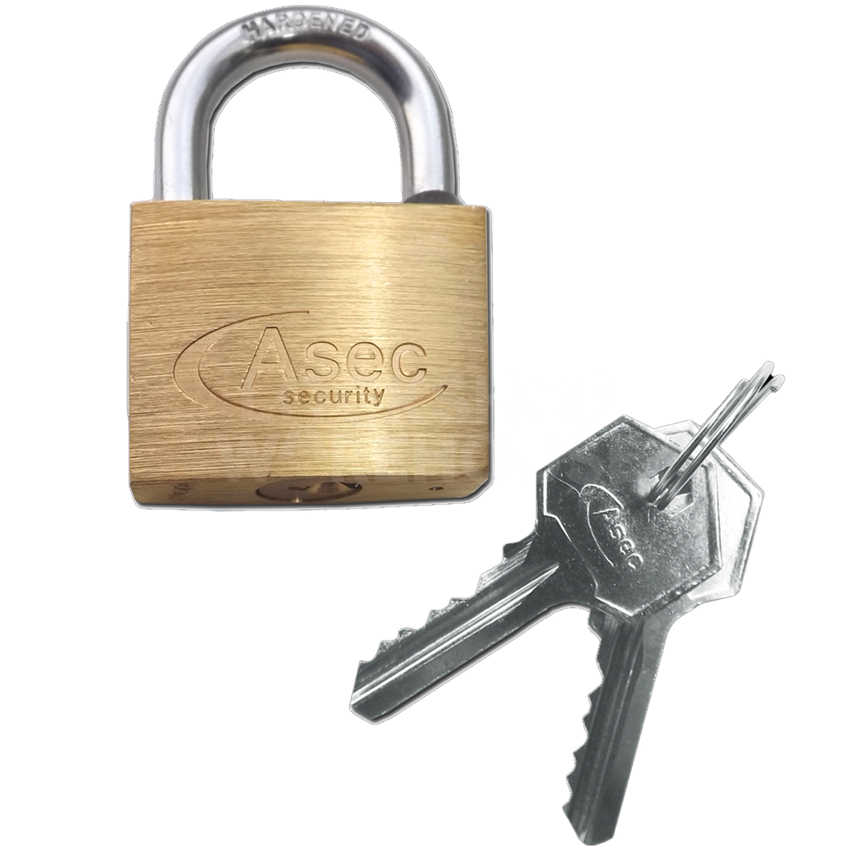 Gallery Image: Asec 20mm Brass Padlock