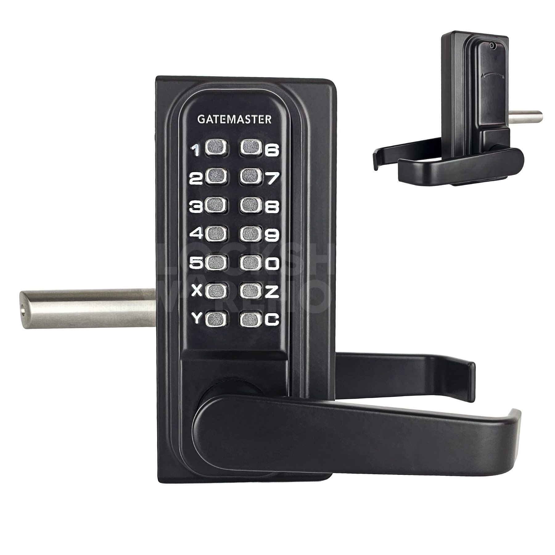 Gatemaster Superlock 2.0 Single-Sided Lever Handle Code Gate Lock
