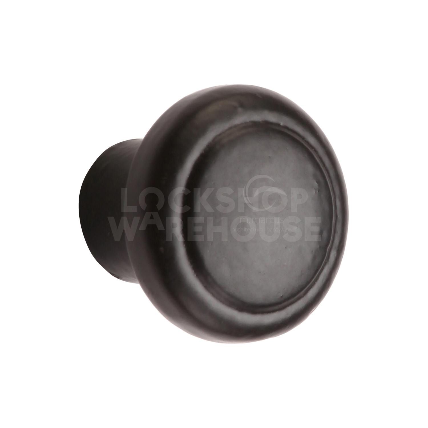 Matt Black Iron Newport Cabinet Knob