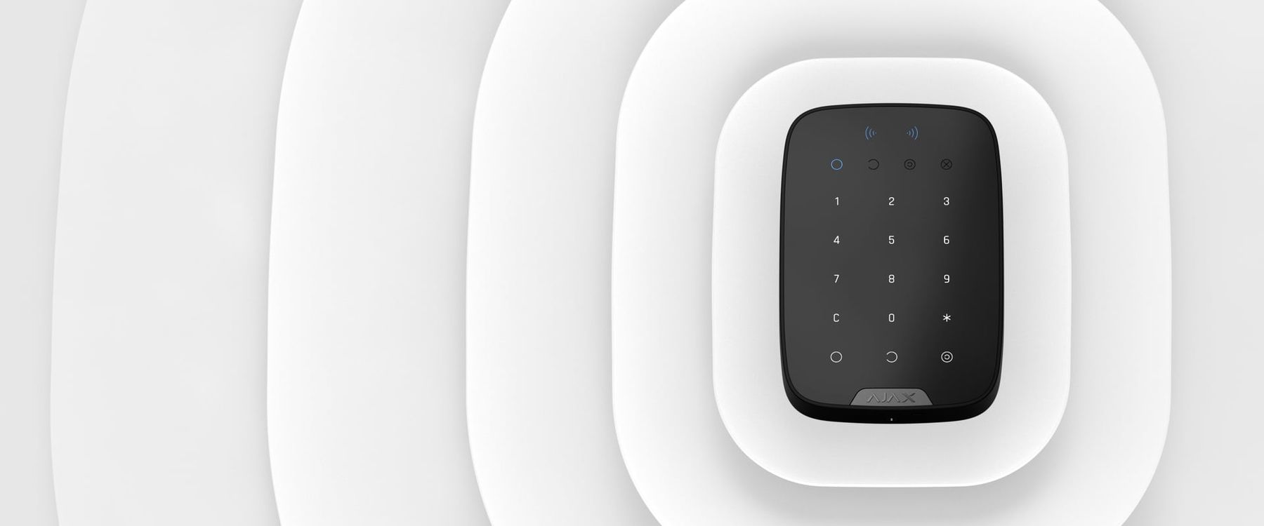 Ajax KeyPad Plus Wireless Alarm Keypad