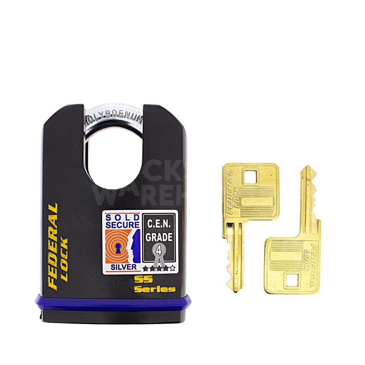 Gallery Image: Federal 730P Closed Shackle Padlock