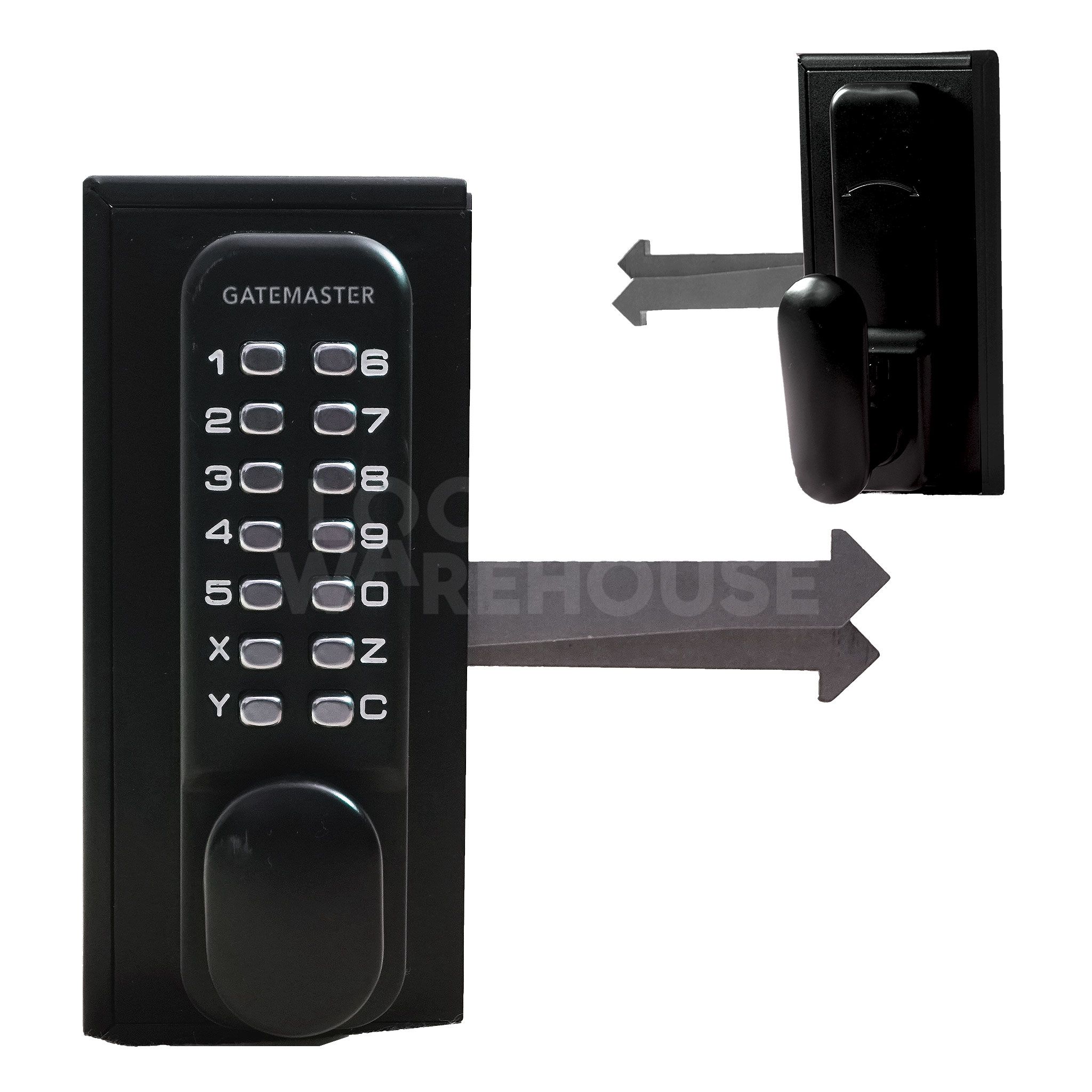 Gatemaster Sliding Gate Code Lock - Single-Sided Keypad
