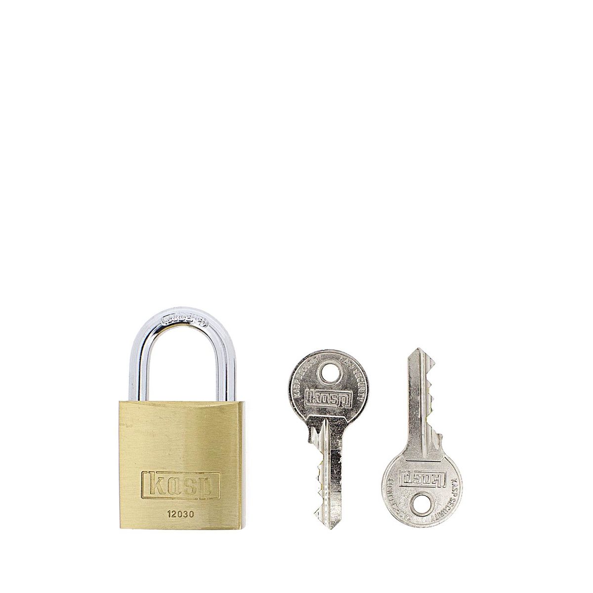 Gallery Image: Kasp 120 Series Brass Padlock 30mm