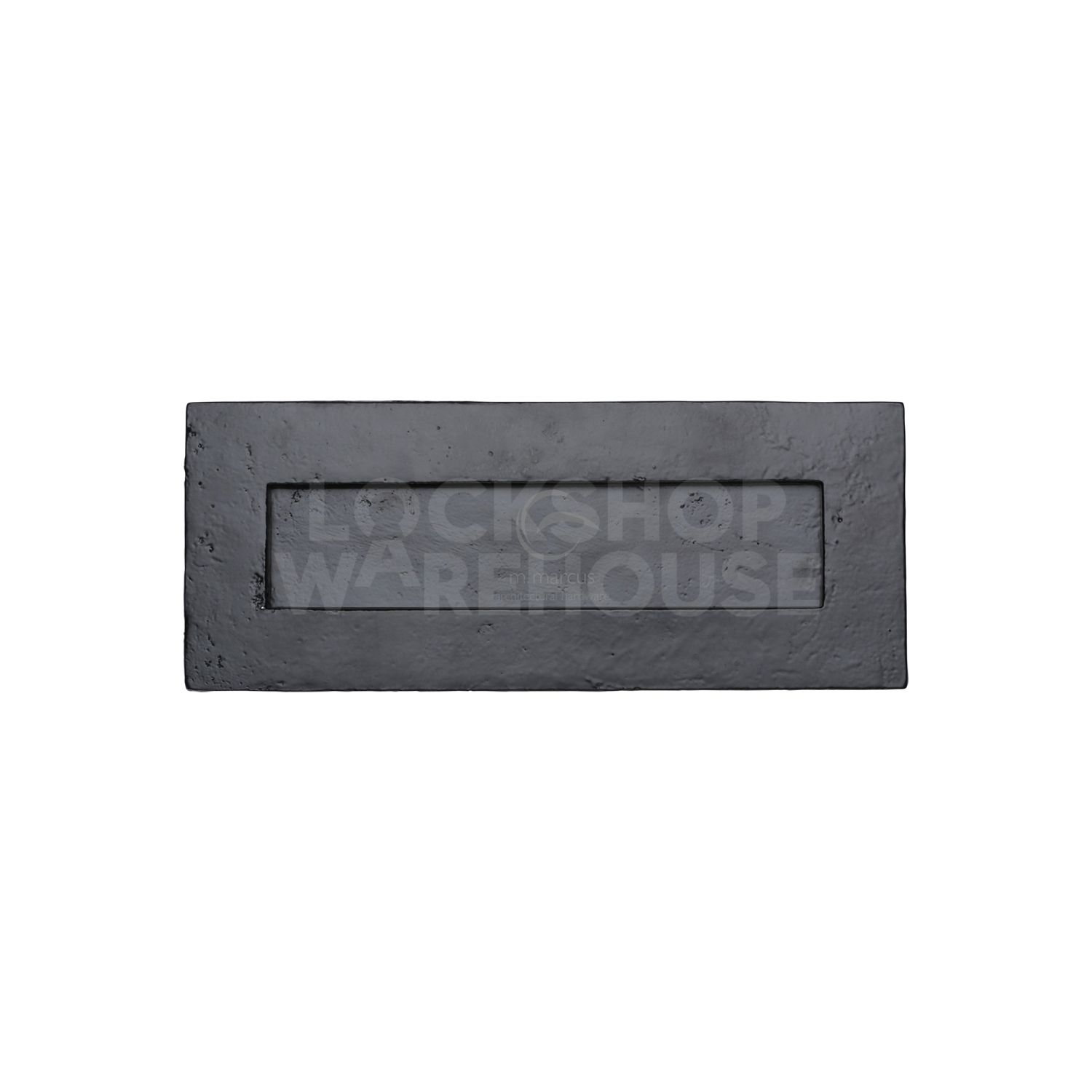 Rustic Black Iron Letterplate by M Marcus
