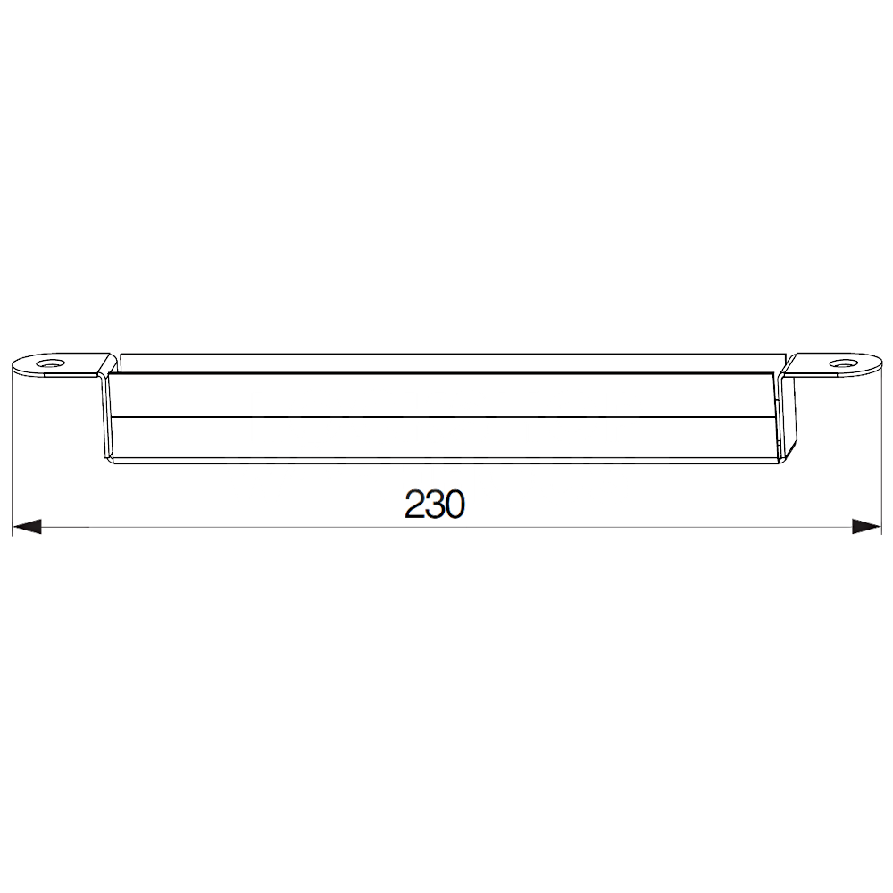 Dimensions Image: MACO M-TS Cable Transfer Tray