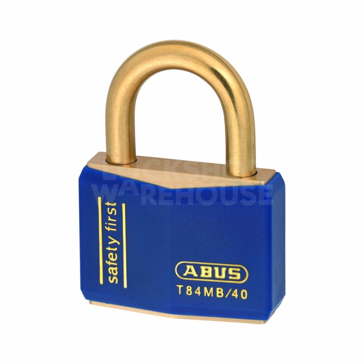 Gallery Image: ABUS T84 Inox Brass Padlock 40mm