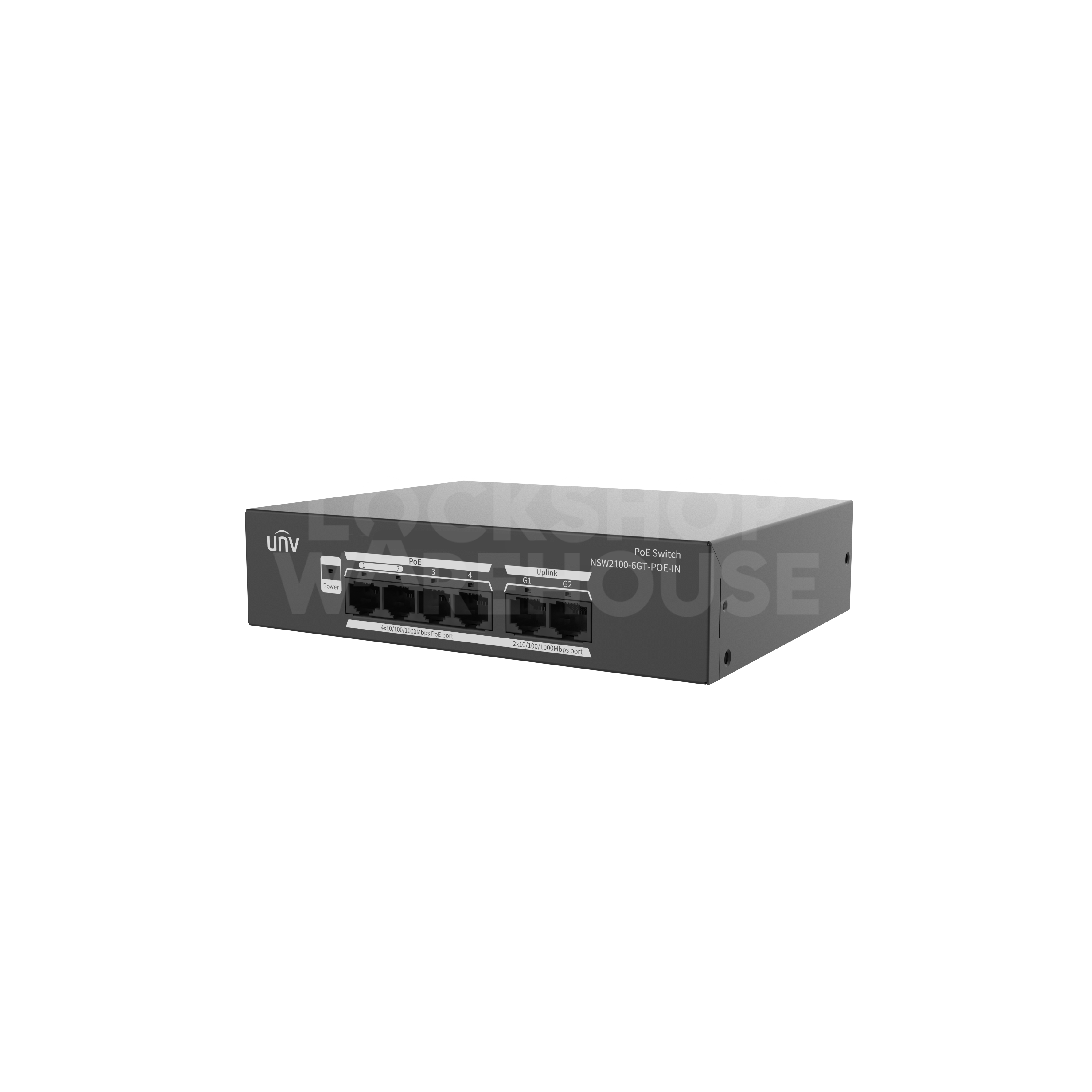 Uniview 4-Port Gigabit Cloud Managed PoE Switch