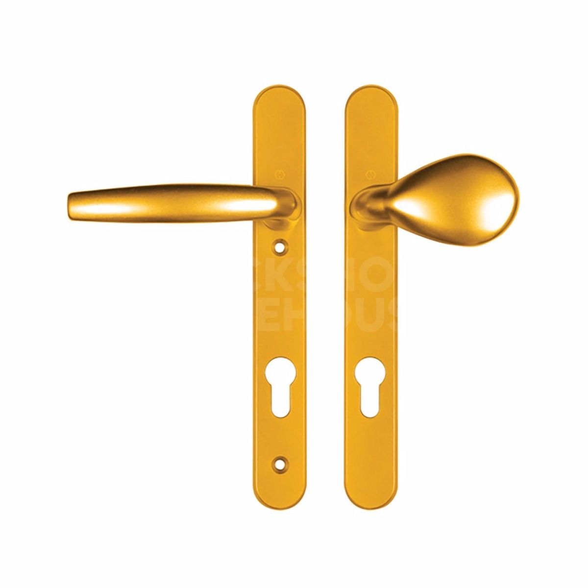 Hoppe UPVC Lever - Movable Pad handles 92mm centres