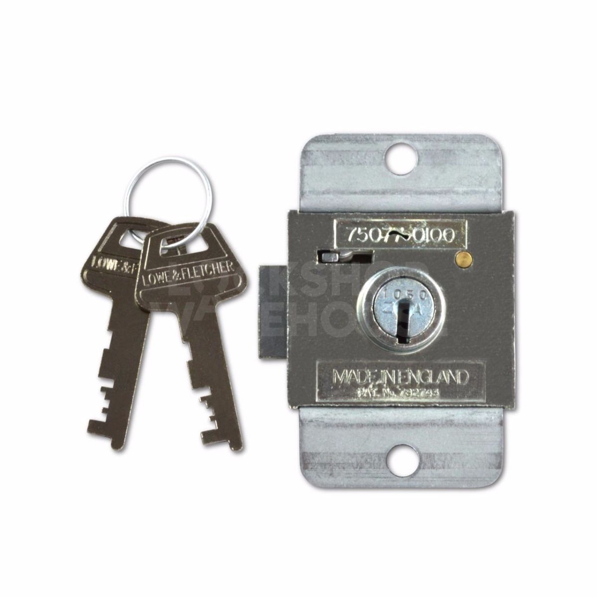 Dimensions Image: L & F Deadbolt Locker Lock ZA series
