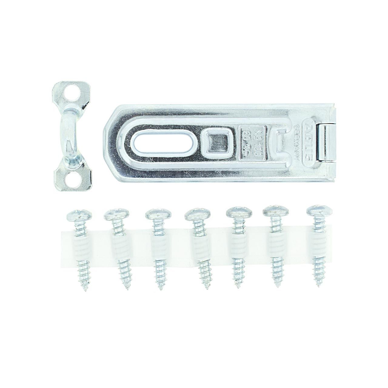 Dimensions Image: ABUS Hasp and Staple 100/60mm