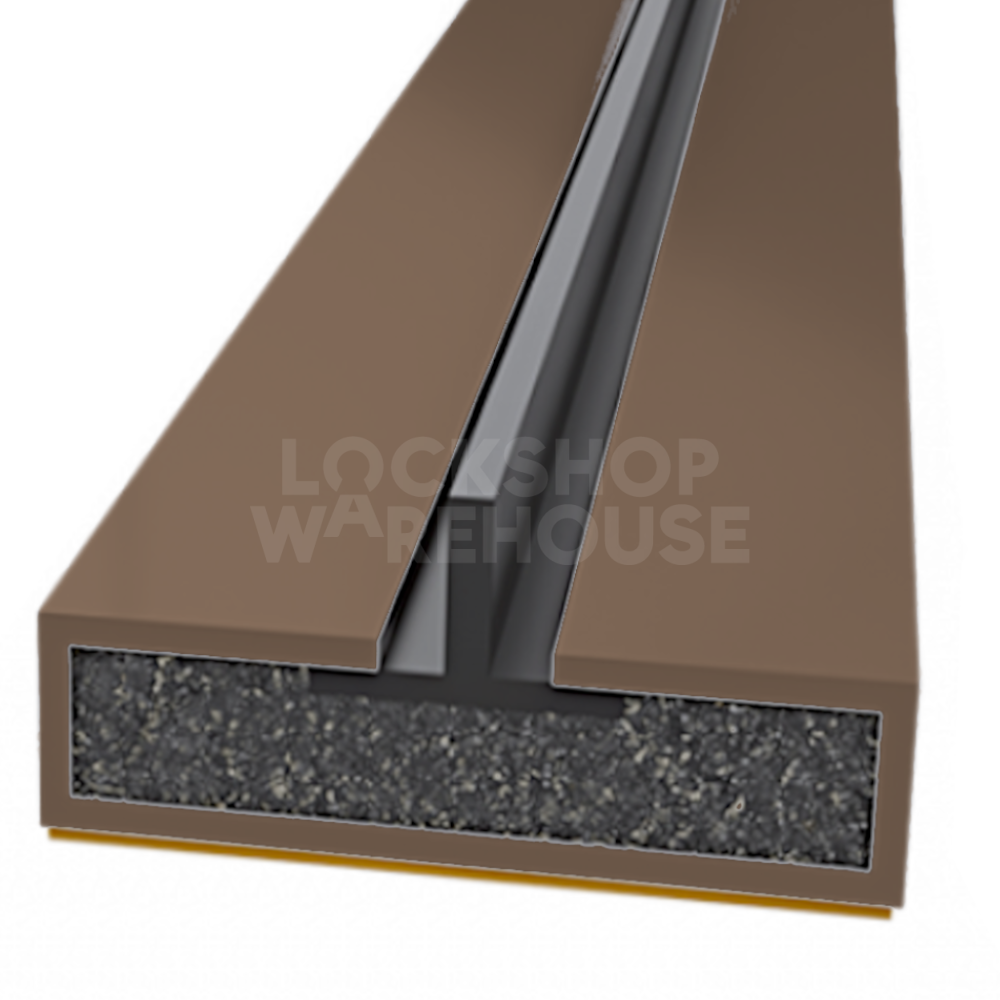 FIRESTOP Intumescent Strip 2.1m x 4mm Fire & Smoke Single Fin Seal