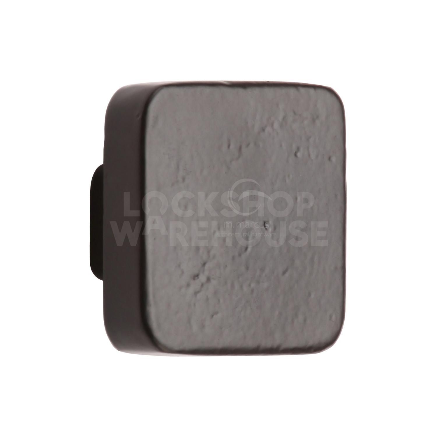 Matt Black Iron Square Cabinet Knob