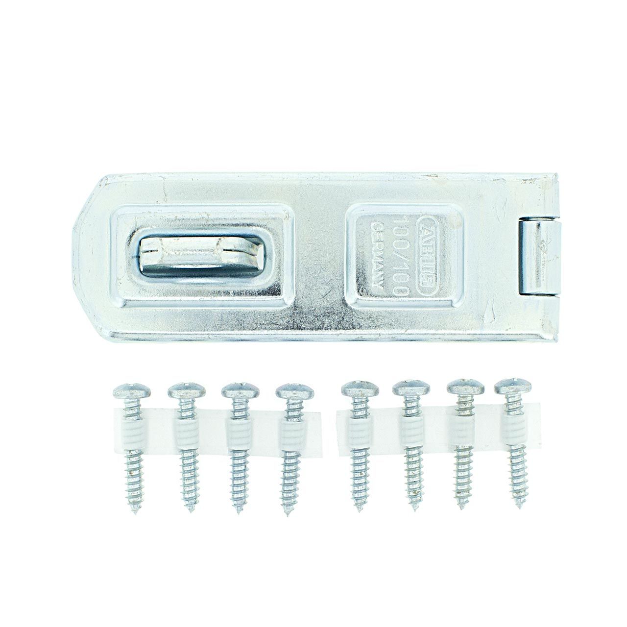 Dimensions Image: ABUS Hasp and Staple 100/100mm