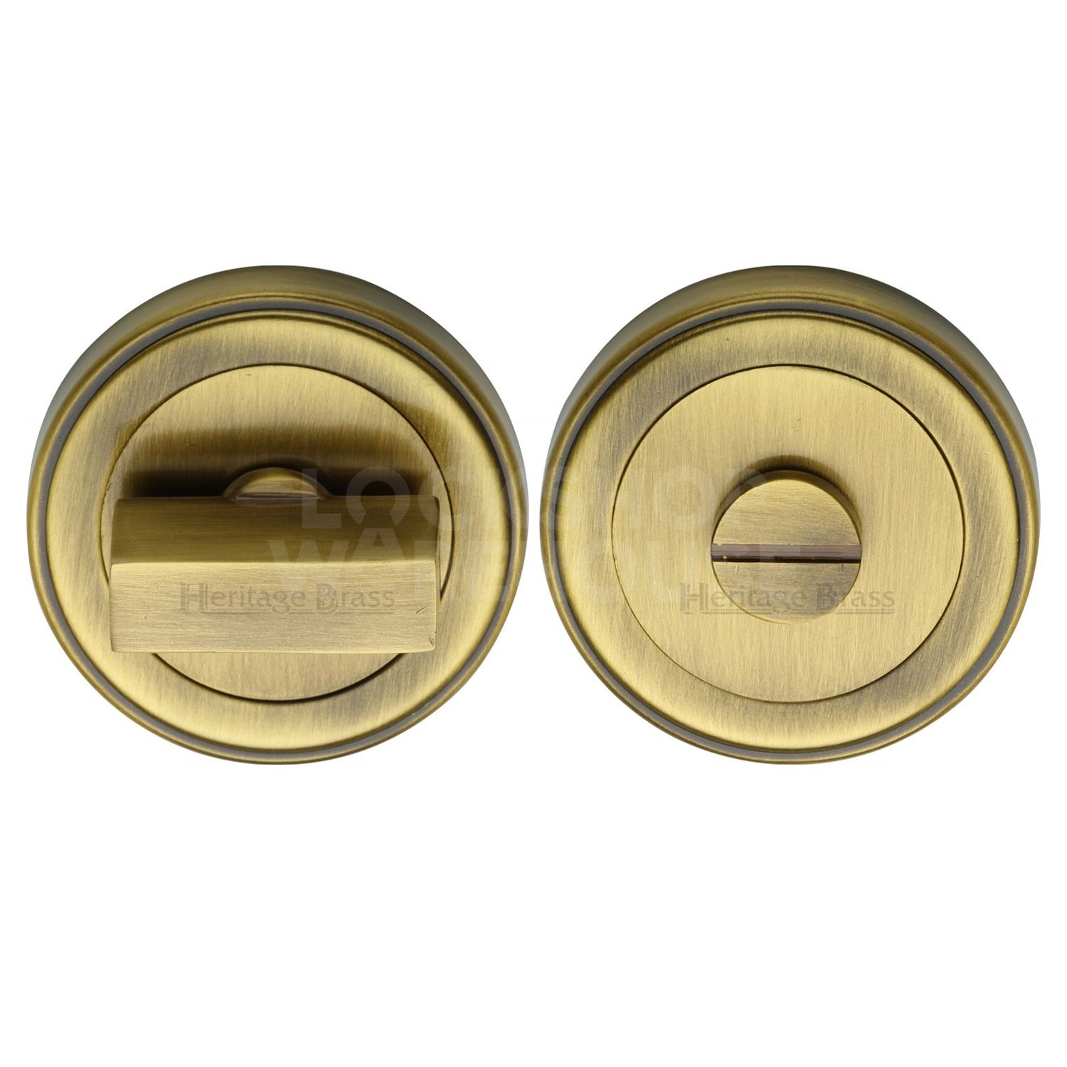 Heritage Brass Traditional Round Bathroom Turn & Release