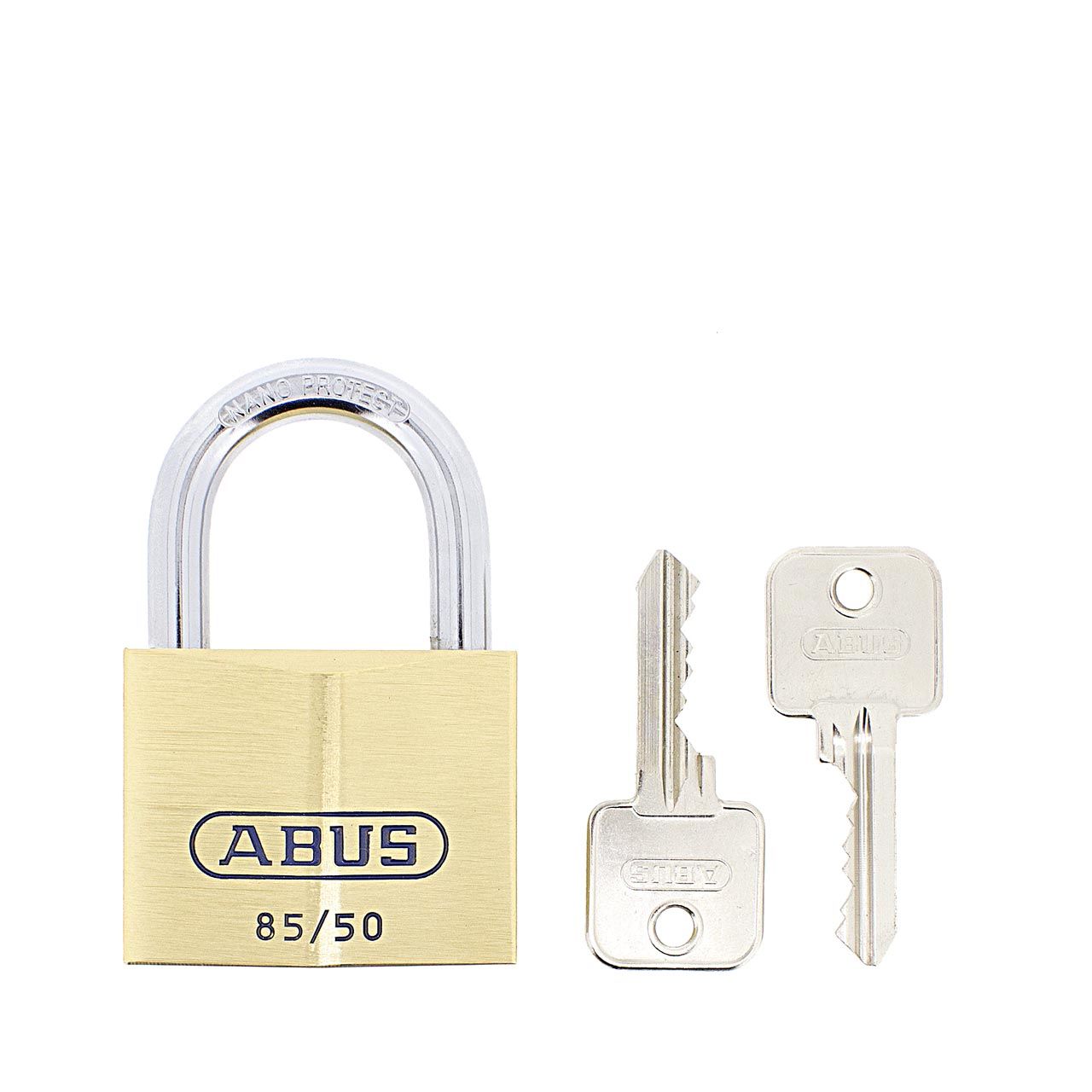 Dimensions Image: ABUS 85/50 Brass Padlock