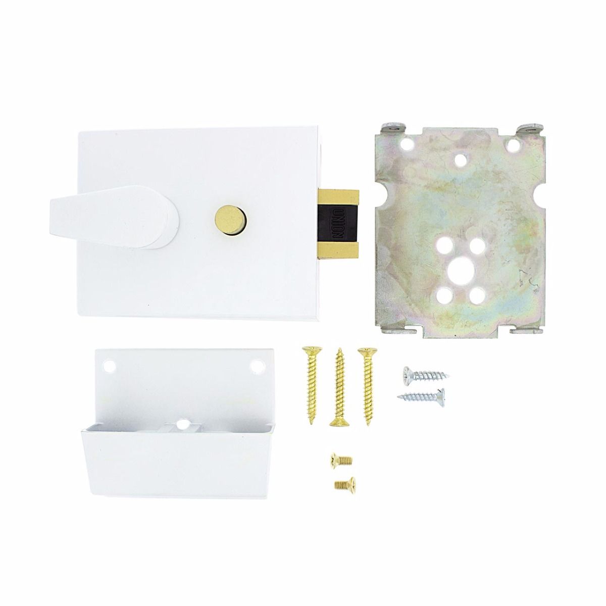 Dimensions Image: Union 1038 Auto Deadlocking Security Rim Lock