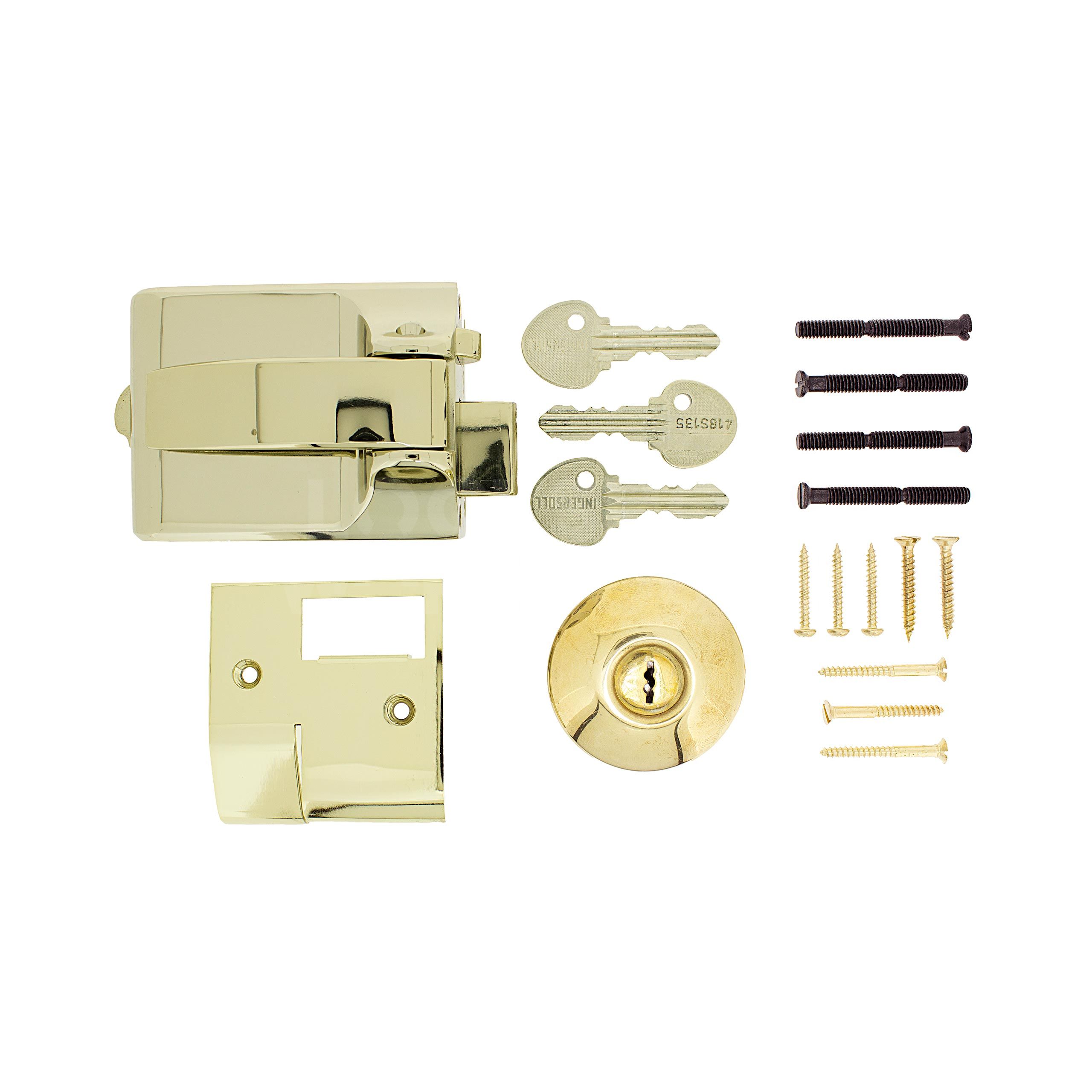 Dimensions Image: Ingersoll SC71 Cylinder Deadbolt Suitable for Outward Opening Doors