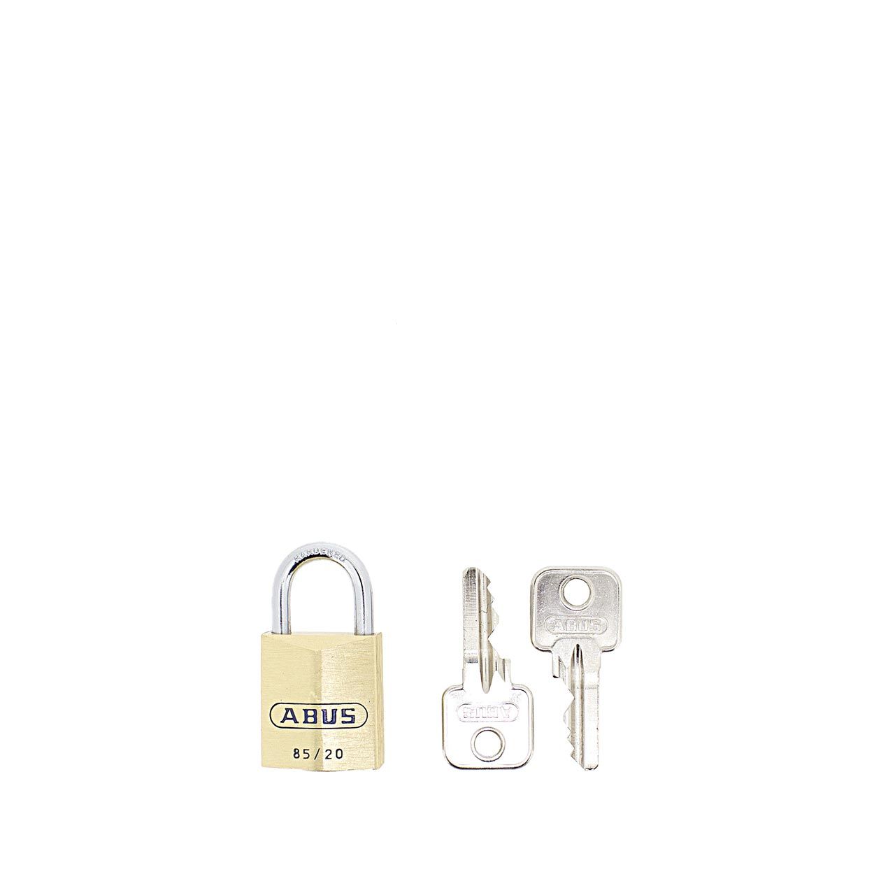 Dimensions Image: ABUS 85/20 Brass Padlock