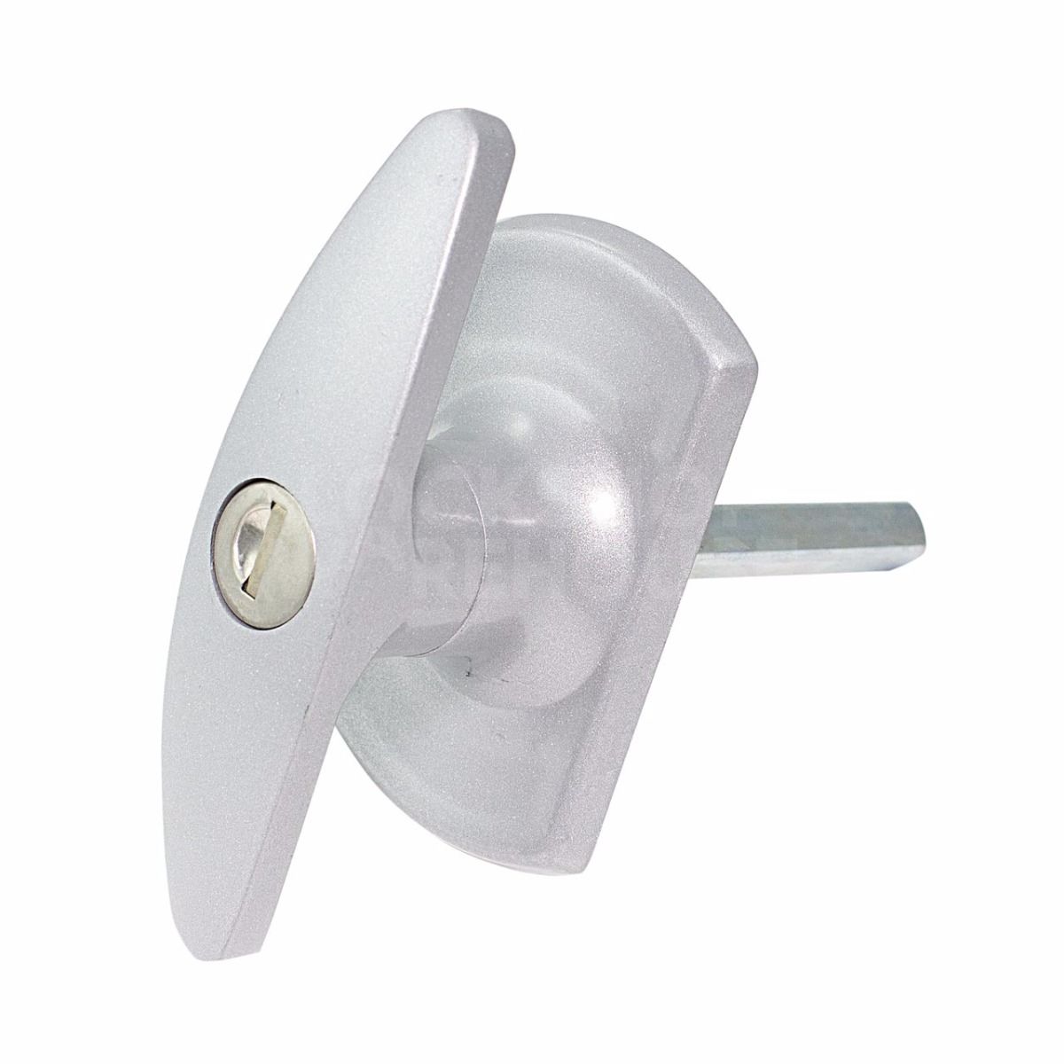 Dimensions Image: Lowe and Fletcher 1616 Locking Garage Door Handle