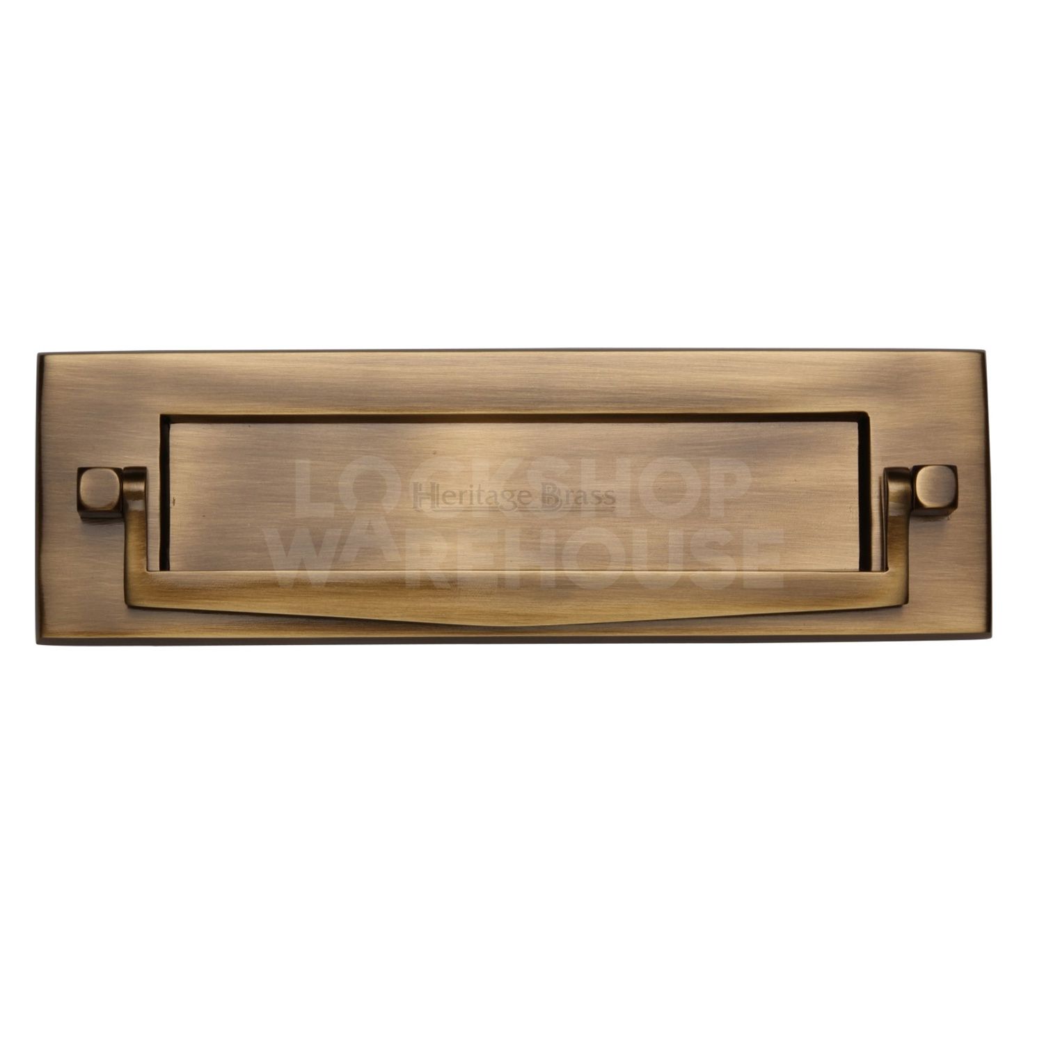 Heritage Brass Traditional Postal Knocker Letterplate