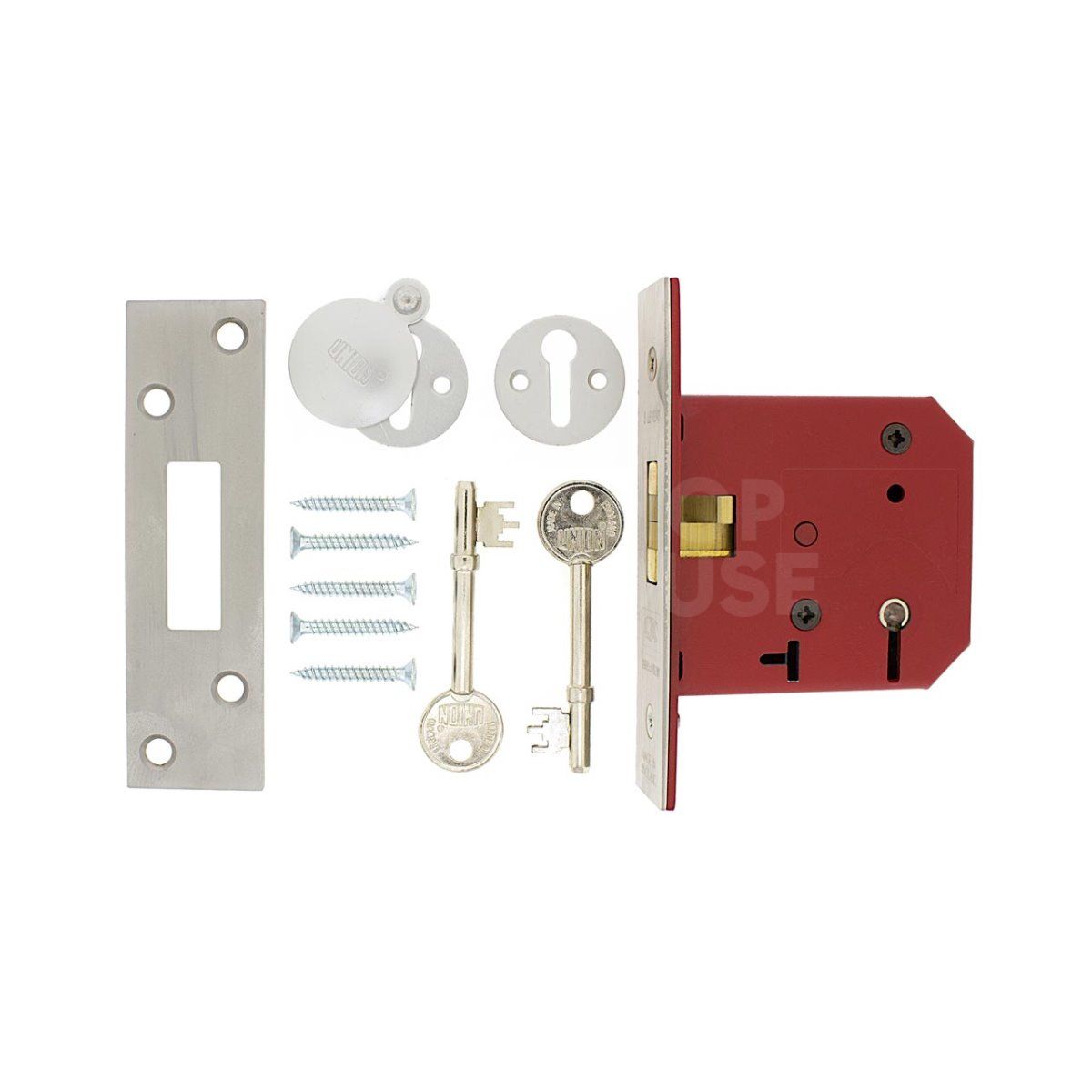 Gallery Image: Union 2401 5 Lever Sliding Door Lock