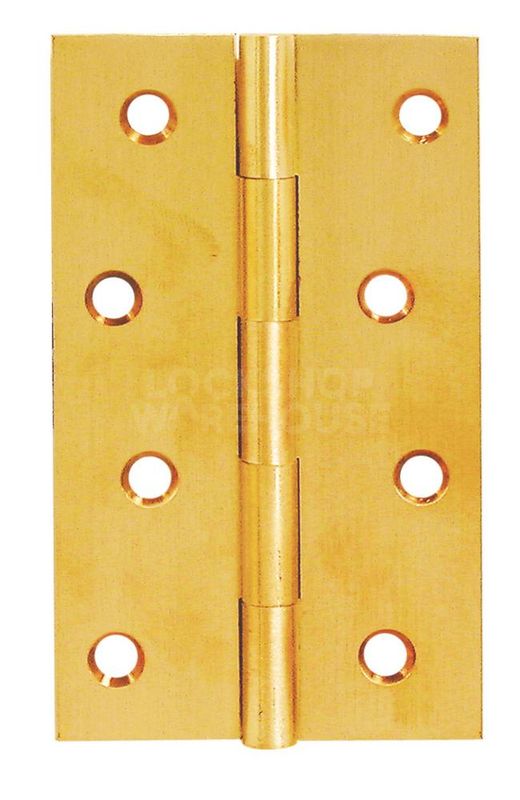 Gallery Image: Solid Drawn Brass Door Hinge