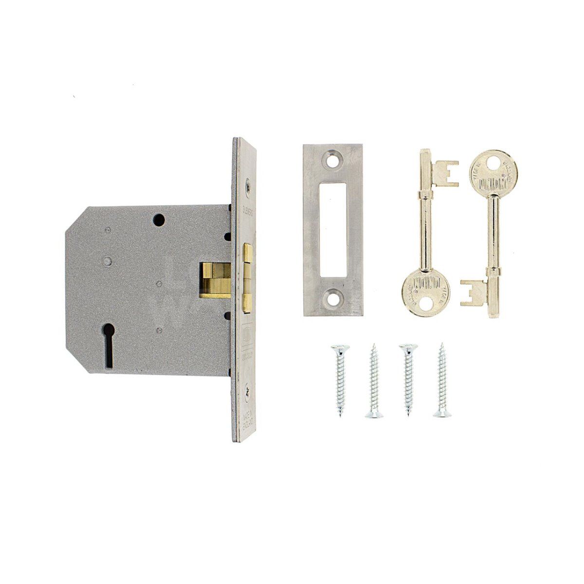 Gallery Image: Union 2477 3 Lever Sliding Door Lock