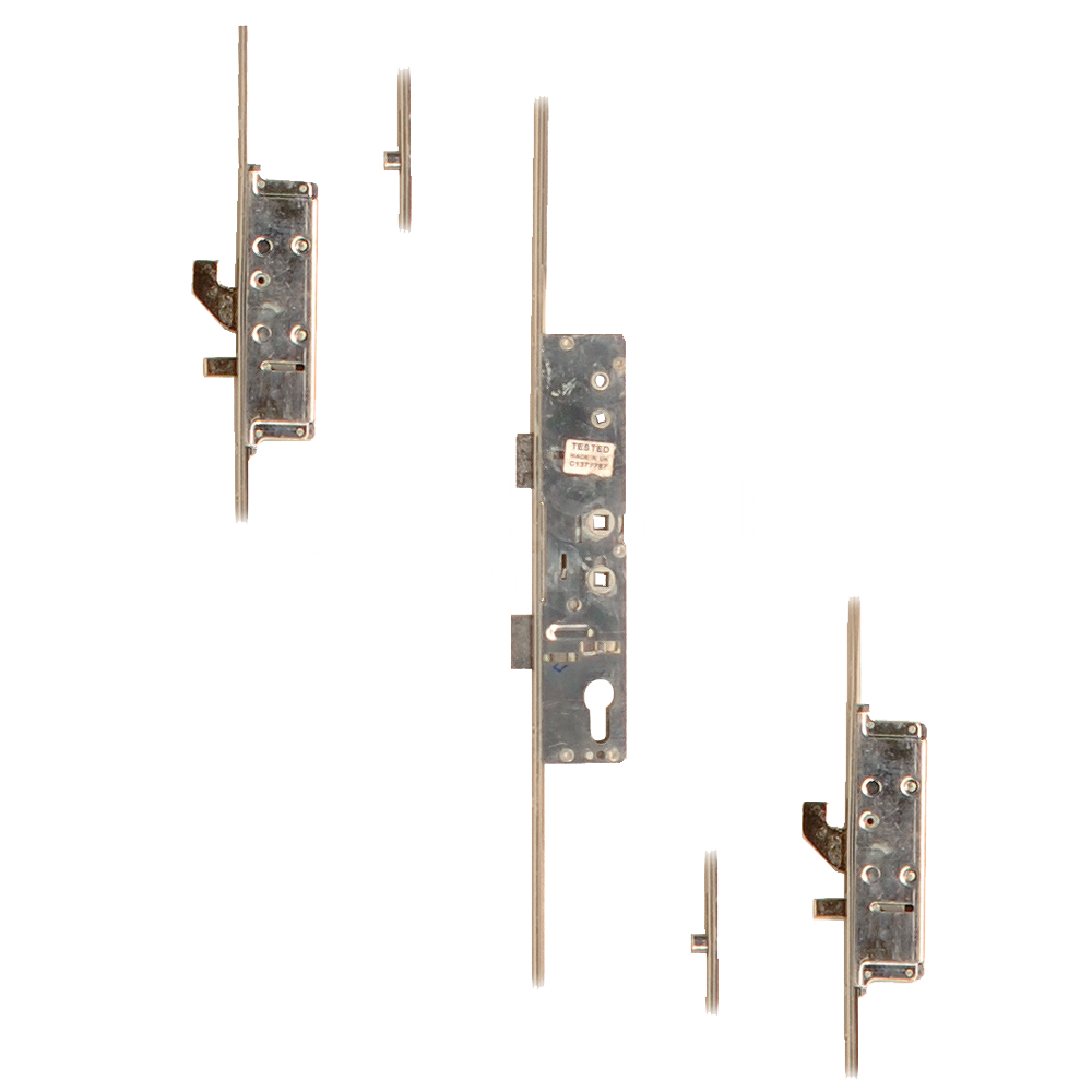 Lockmaster Twin Spindle Multipoint Door Lock 2 Hook 2 Roller