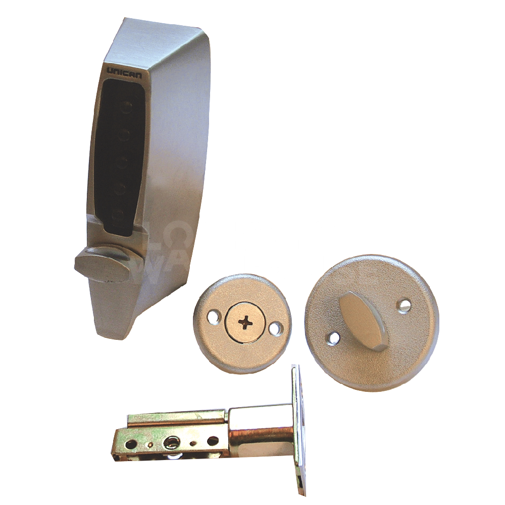 Kaba 7108 Mechanical Digital Combination Mortice Deadbolt Satin Chrome Backset 60mm