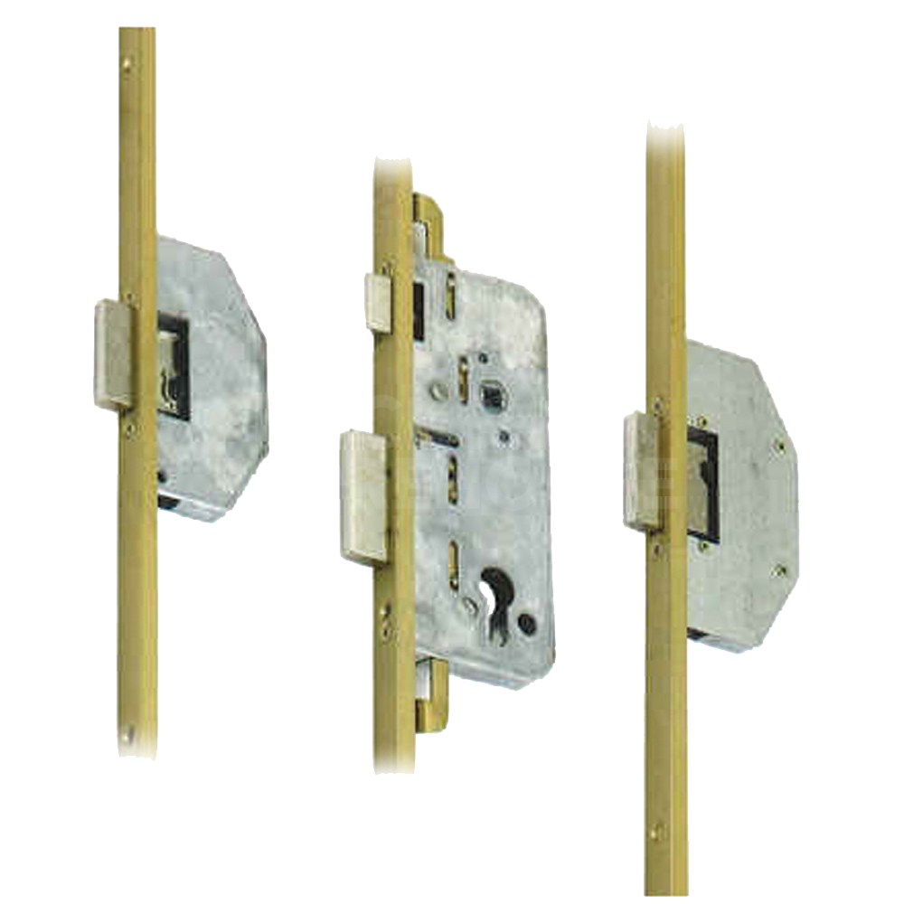 UCEM Lever Operated Multipoint Lock with 2 Deadbolts