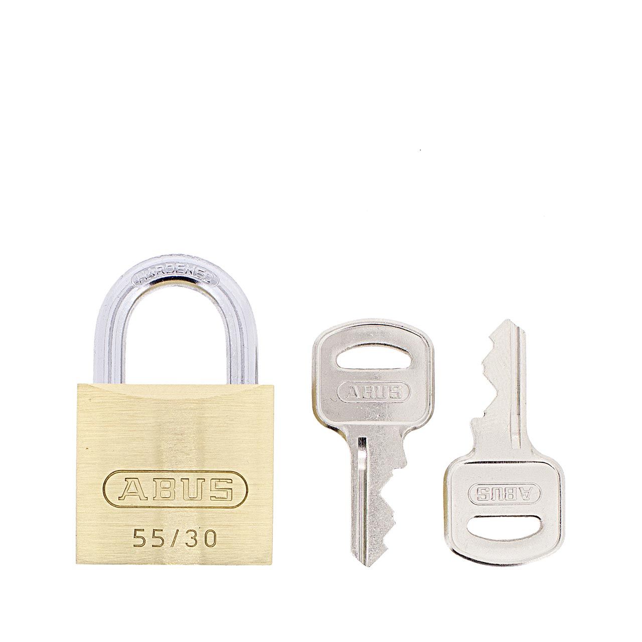 Dimensions Image: ABUS 55/30 Brass Padlock