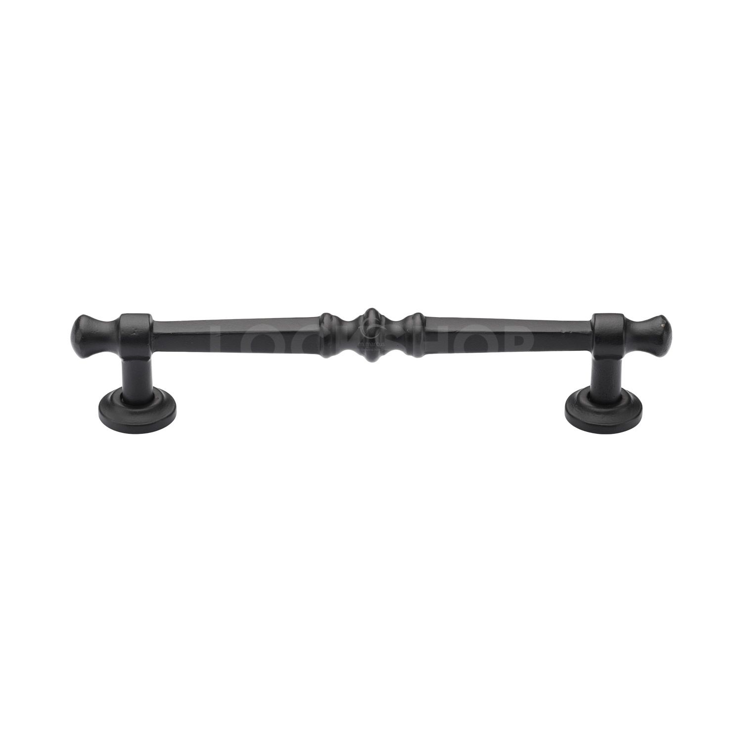 Matt Black Iron Period Cabinet Pull Handle