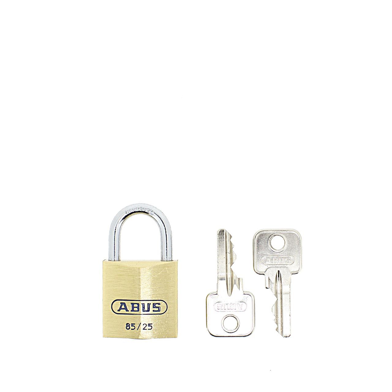 Dimensions Image: ABUS 85/25 Brass Padlock