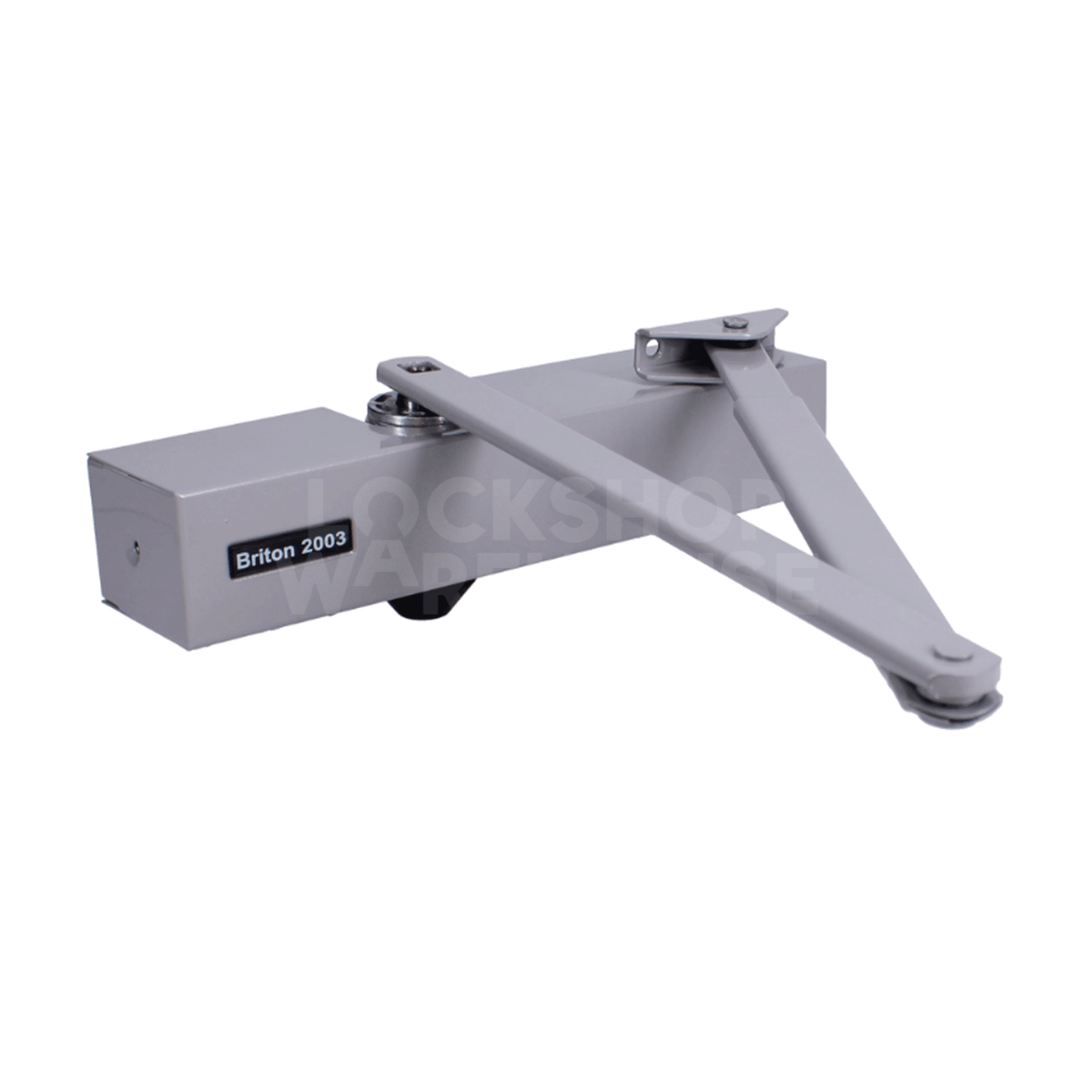 Gallery Image: Briton 2003 Door Closer Silver Finish
