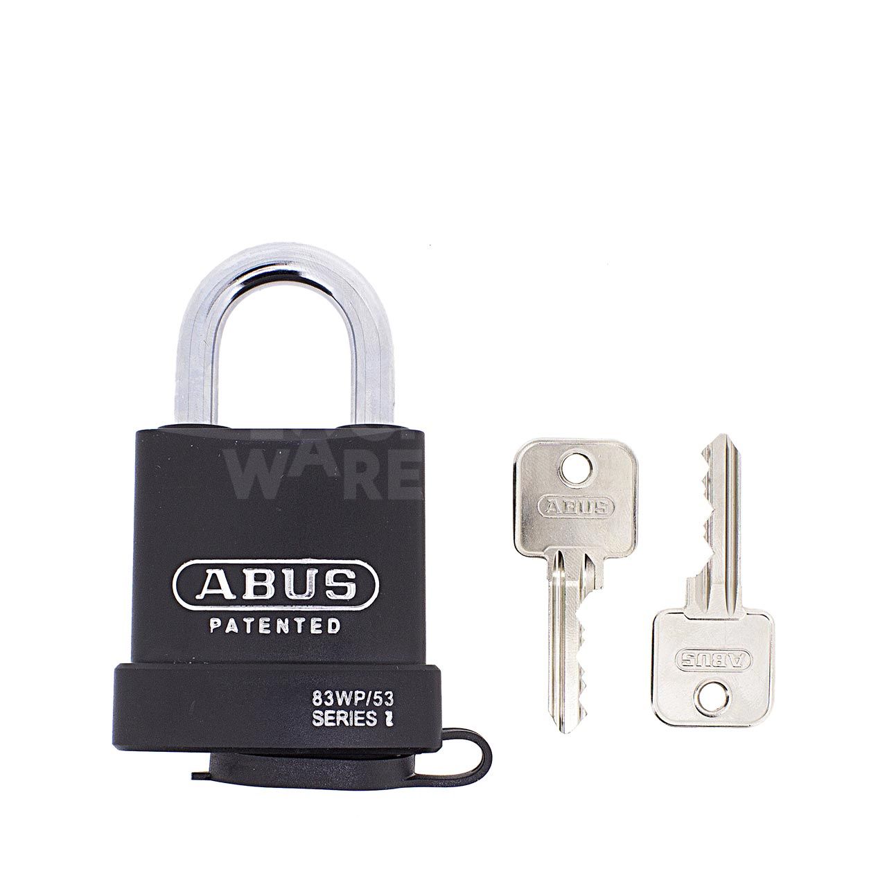 Dimensions Image: ABUS 83WP/53 Open Shackle Weatherproof Padlock