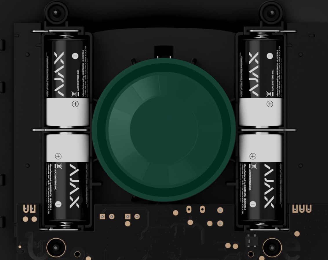 StreetSiren DoubleDeck internal buzzer and batteries; manufacturer cutaway