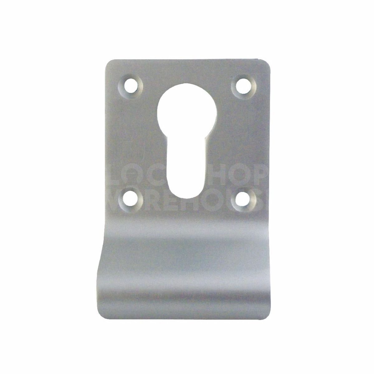 Asec Euro Cylinder Door Pull Finish Satin Anodised