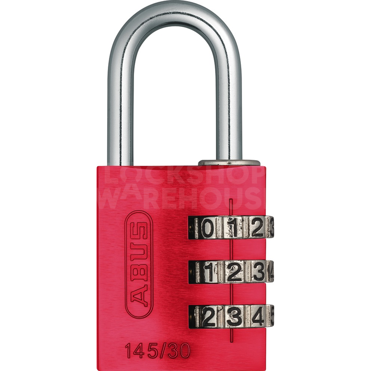 Gallery Image: ABUS 145/30 Aluminium Combination Padlock