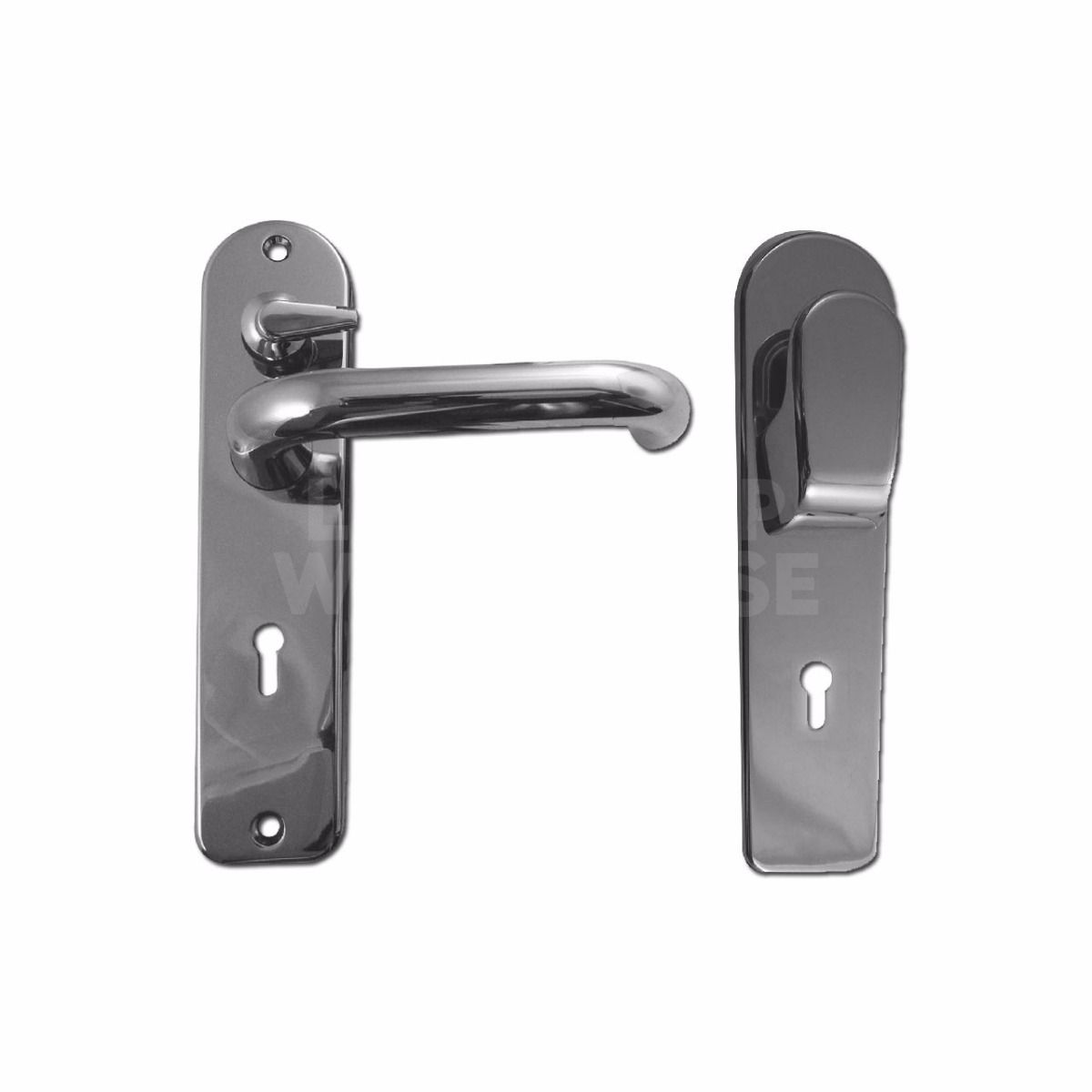 Handle Set for Union 3R35 | Satin Chrome Finish