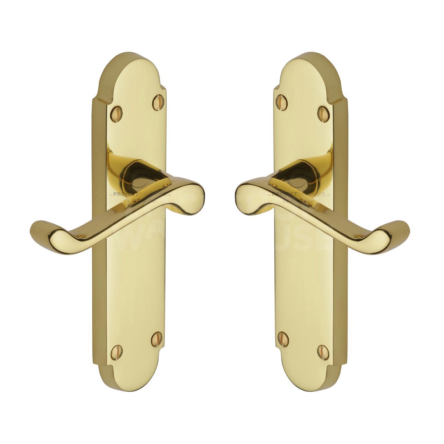 Milton Traditional Door Handles (Pair) by M Marcus
