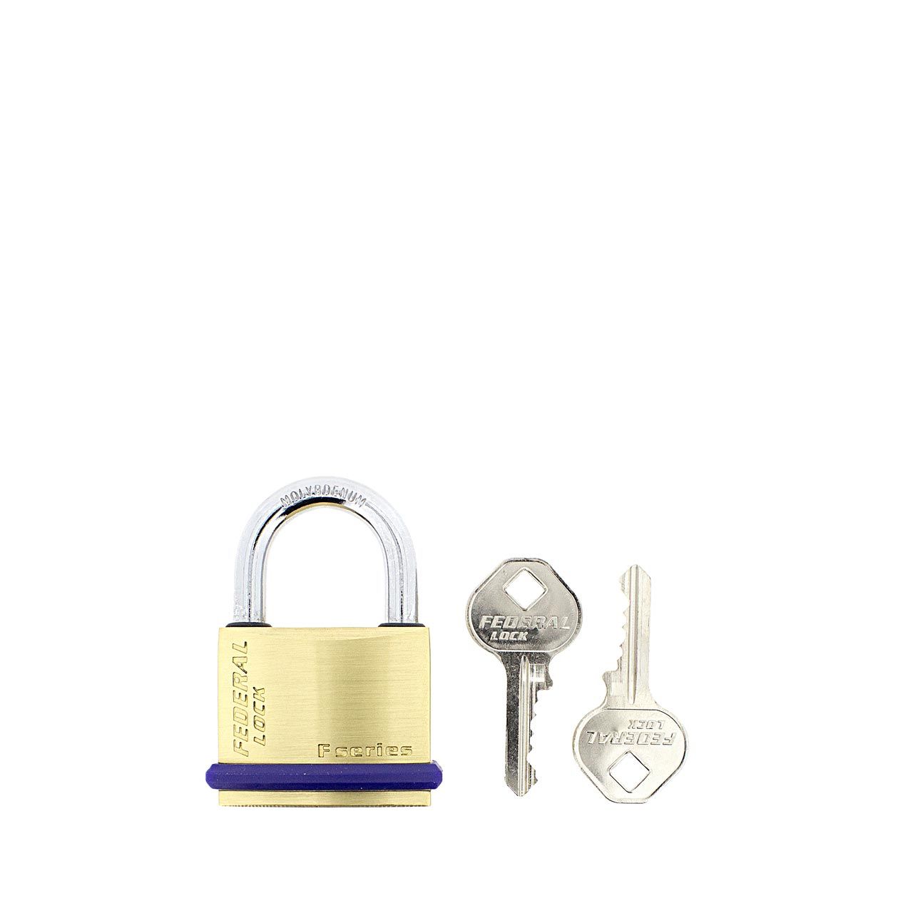 Dimensions Image: Federal SF40 40mm Brass Padlock