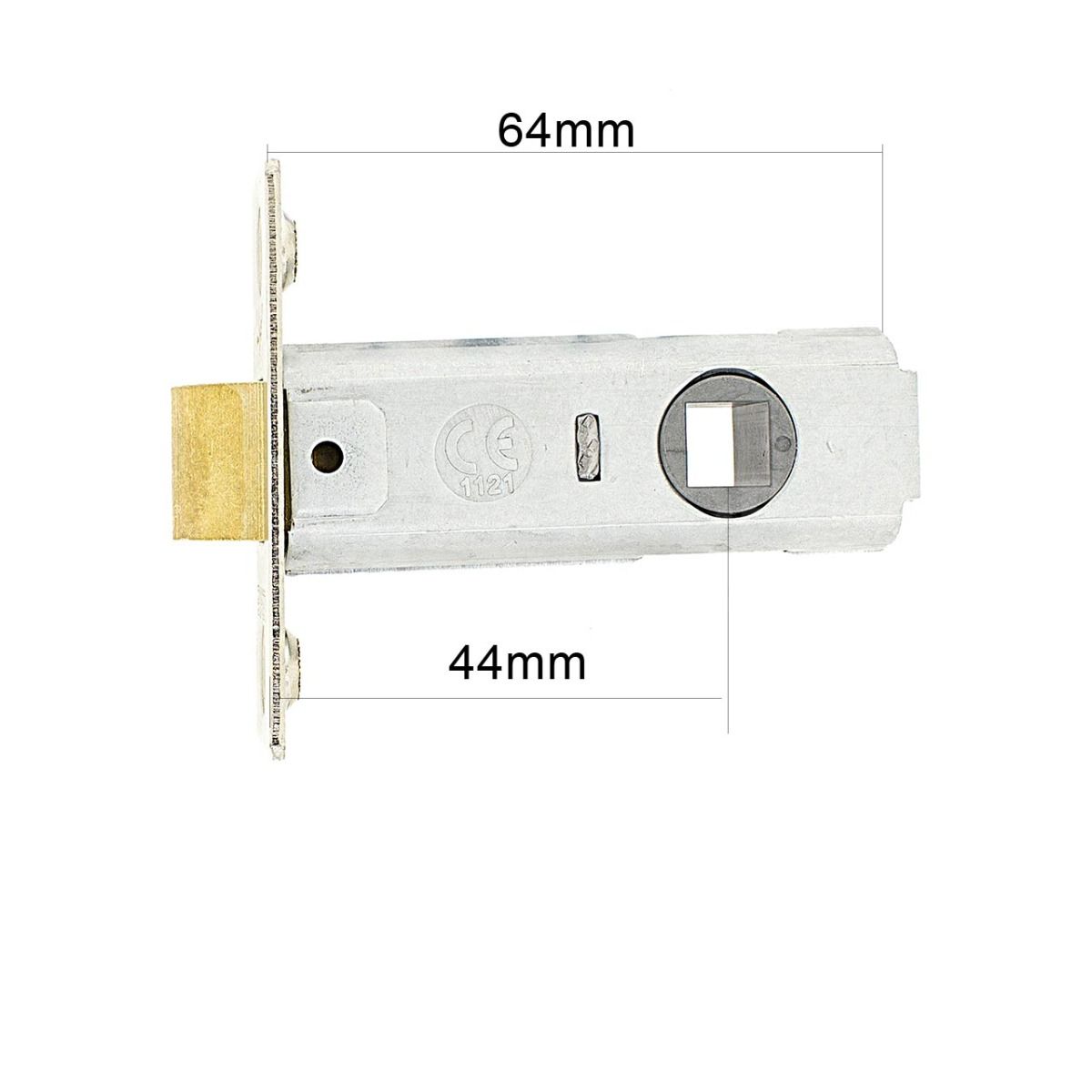 Dimensions Image: Legge Tubular Latch 3721 - 64mm