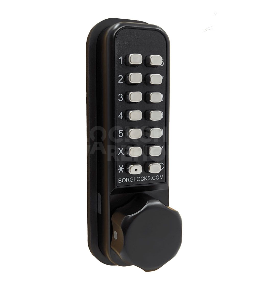 BORG LOCKS BL2601ECP  Marine Grade Pro Digital Lock With Optional Holdback